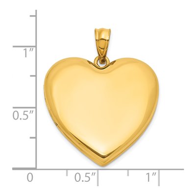 14K Gold-Filled Filled Heart Locket – view 5