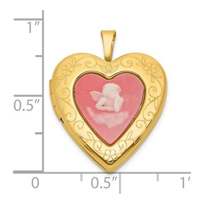 Gold-Plated Sterling Silver Heart Locket – view 5