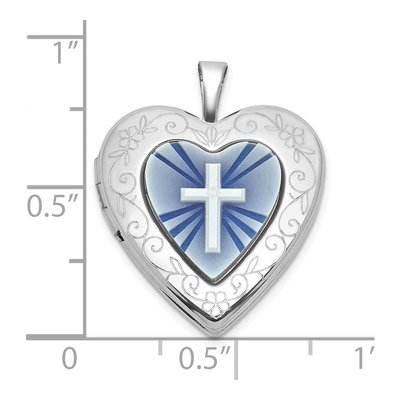 Sterling Silver Heart Locket – view 5