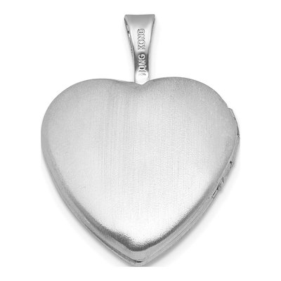 Sterling Silver Heart Locket – view 3
