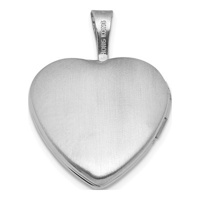 Sterling Silver Heart Locket – view 3