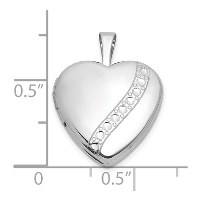 Sterling Silver Heart Locket – view 5