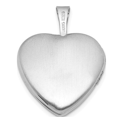 Sterling Silver Heart Locket – view 3