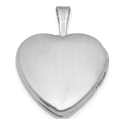 Sterling Silver Twin Hearts Heart Locket – view 3