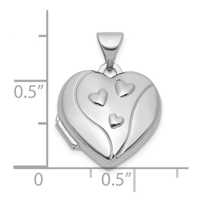 Sterling Silver Heart Locket – view 5
