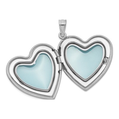Sterling Silver Heart Locket – view 4