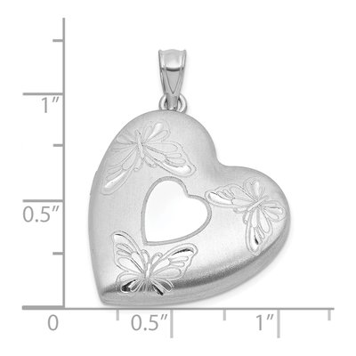 Sterling Silver Heart Locket – view 5