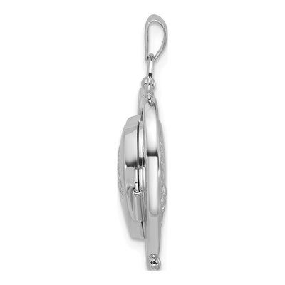 Sterling Silver Tree of Life Spinning Heart Locket – view 2