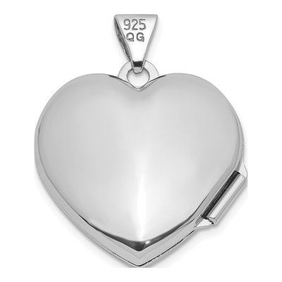 Sterling Silver Heart Locket – view 3