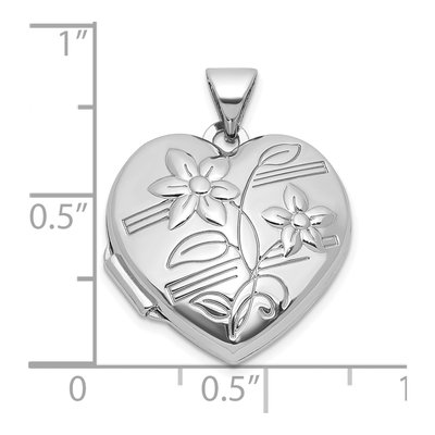 Sterling Silver Heart Locket – view 5