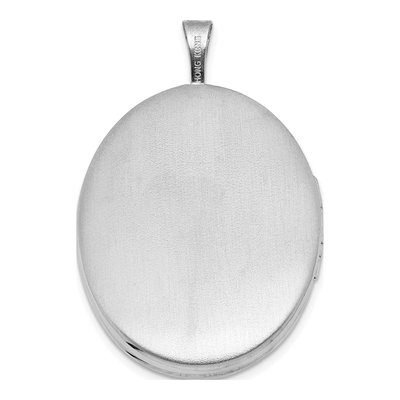 Sterling Silver Oval Locket – view 3
