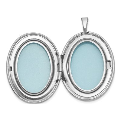 Sterling Silver Oval Locket – view 4