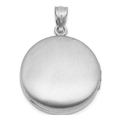 Sterling Silver Multi-Heart Round Locket – view 3