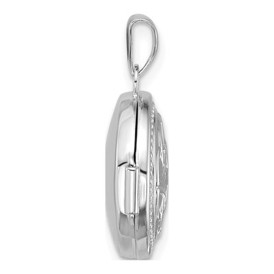 Sterling Silver Celtic Knot Round Locket – view 2