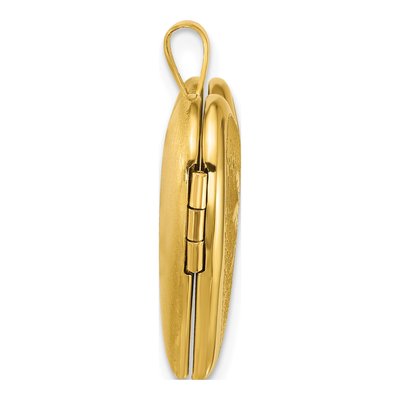 Gold-Plated Sterling Silver Unicorn Heart Locket – view 2