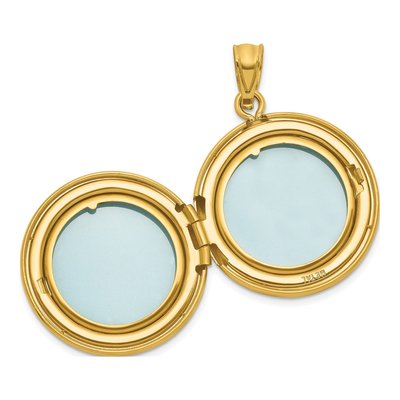 Gold-Plated Sterling Silver CZ Celtic Knot Locket – view 4