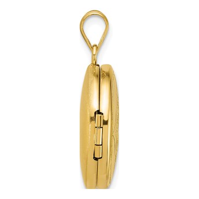 Gold-Plated Sterling Silver Round Locket – view 2