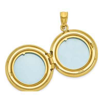 Gold-Plated Sterling Silver Paw Print Locket – view 4
