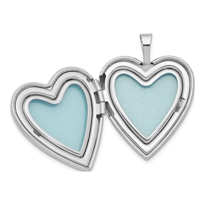 Sterling Silver Mom Heart Locket Pendant Necklace – view 6