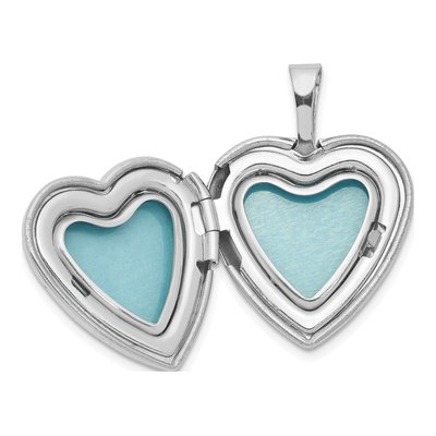 Sterling Silver Cat Heart Locket Pendant Necklace – view 6