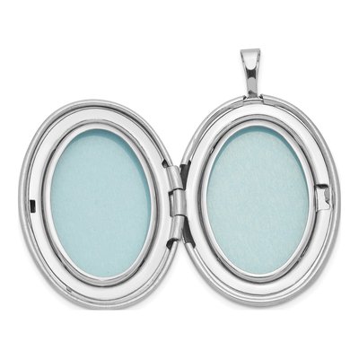Sterling Silver Enameled Butterfly Locket Pendant Necklace – view 6