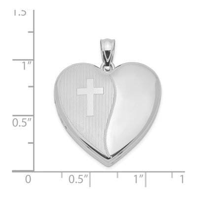 Sterling Silver Heart Locket – view 4