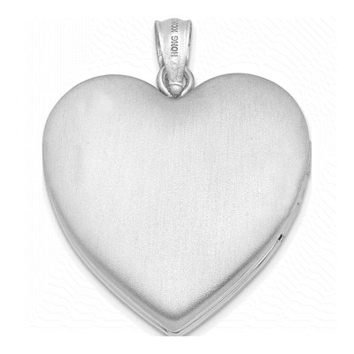 Sterling Silver Swirl Heart Locket – view 4