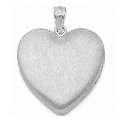 Sterling Silver Enameled Heart Locket – view 4