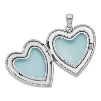 Sterling Silver Enameled Mom Heart Locket – view 6