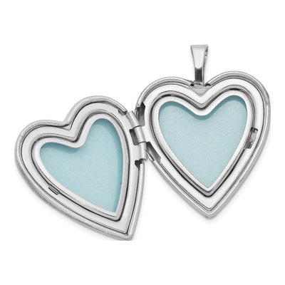 Sterling Silver Enameled Butterfly Heart Locket – view 6