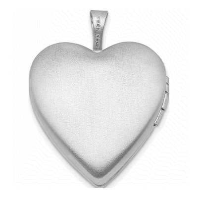 Sterling Silver Diamond Best Friend Heart Locket – view 3