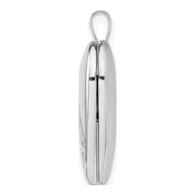 Sterling Silver Swirl Heart Locket – view 3