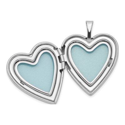 Sterling Silver Swirl Heart Locket – view 6