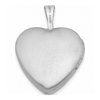 Sterling Silver Cross Heart Locket – view 4