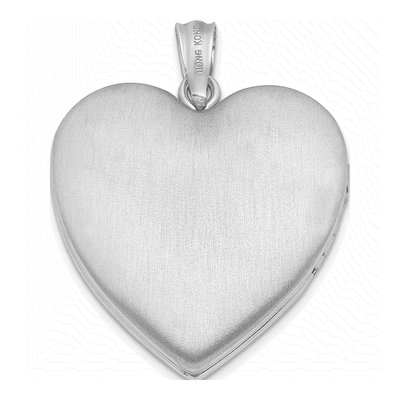 Sterling Silver Cross Heart Locket – view 4