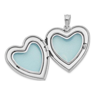 Sterling Silver Cross Heart Locket – view 6