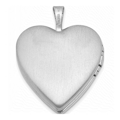 Sterling Silver Pink Ribbon Heart Locket – view 3