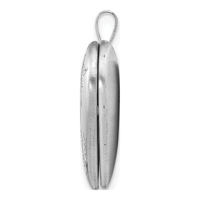 Sterling Silver Butterfly Heart Locket – view 3