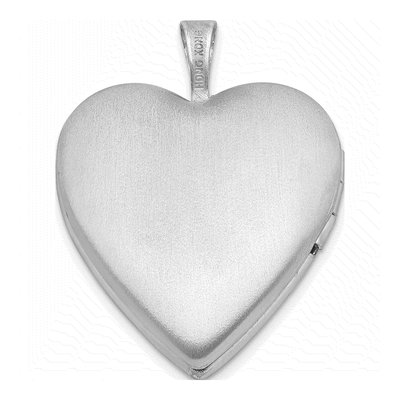 Sterling Silver Butterfly Heart Locket – view 4