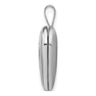 Sterling Silver Enameled Love Heart Locket – view 3