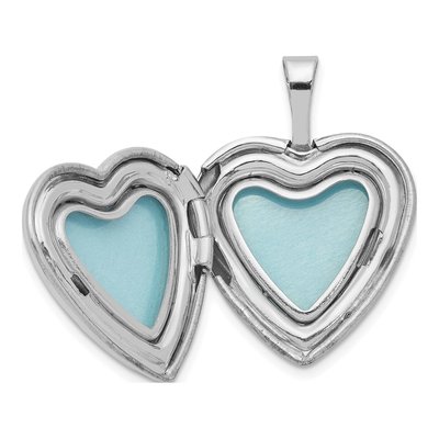 Sterling Silver Enameled Love Heart Locket – view 6