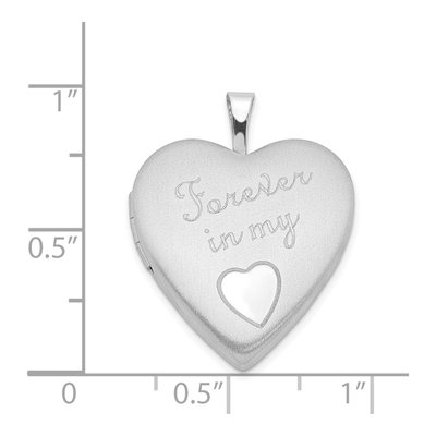 Sterling Silver 'forever My Heart' Photo Locket – view 5