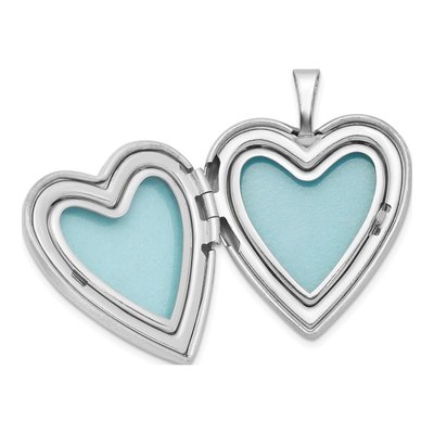 Sterling Silver Enameled Heart Locket – view 6