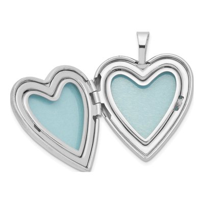 Sterling Silver Heart Photo Locket – view 6