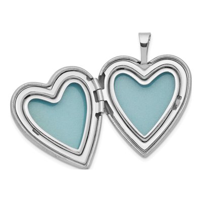 Sterling Silver Mother Daughter Heart Locket Set – view 5