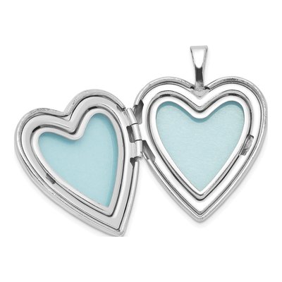 Sterling Silver Mother/Daughter Locket Necklace Set – view 4