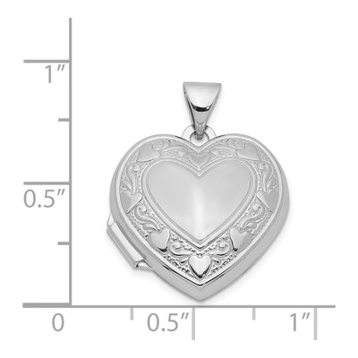 Sterling Silver Heart Locket – view 5