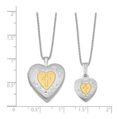 Mom & Daughter Locket Necklace Set – view 5