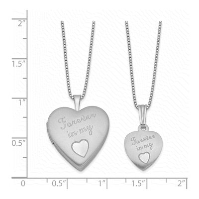 Mother Daughter Locket Necklace Set – view 3