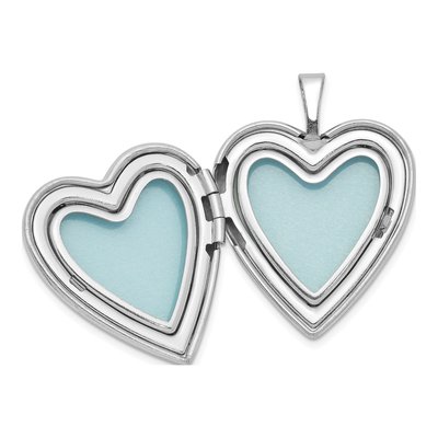 Sterling Silver Mother & Daughter Locket Necklace Set – view 4